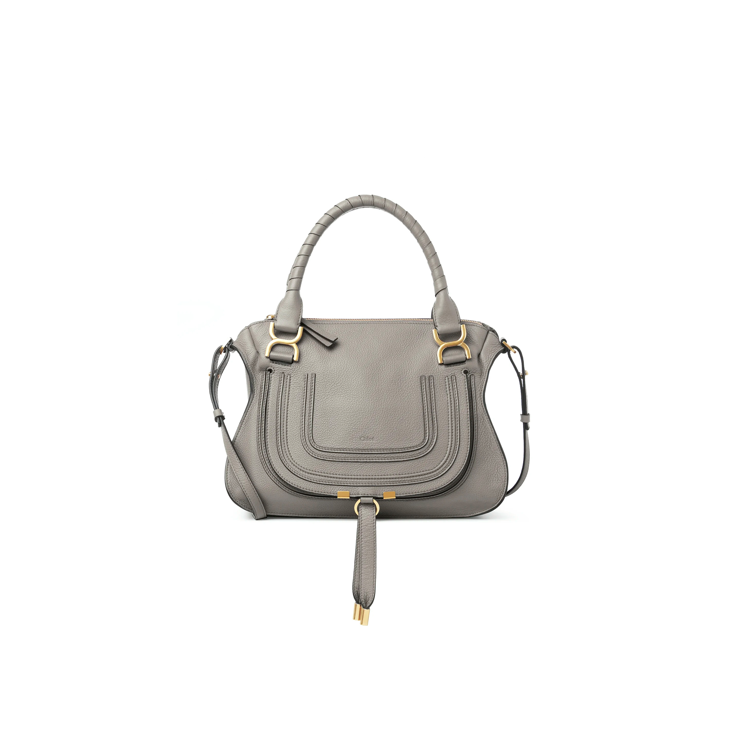 CHLOE MARCIE BAG IN GRAINED LEATHER CHC22AS660I31053 (36*28*12cm)